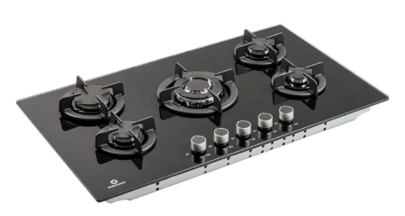 Cocina encimera Gas Negro indurama